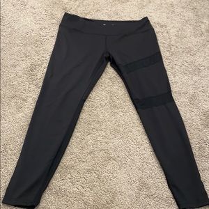 Zyia mesh detail leggings large